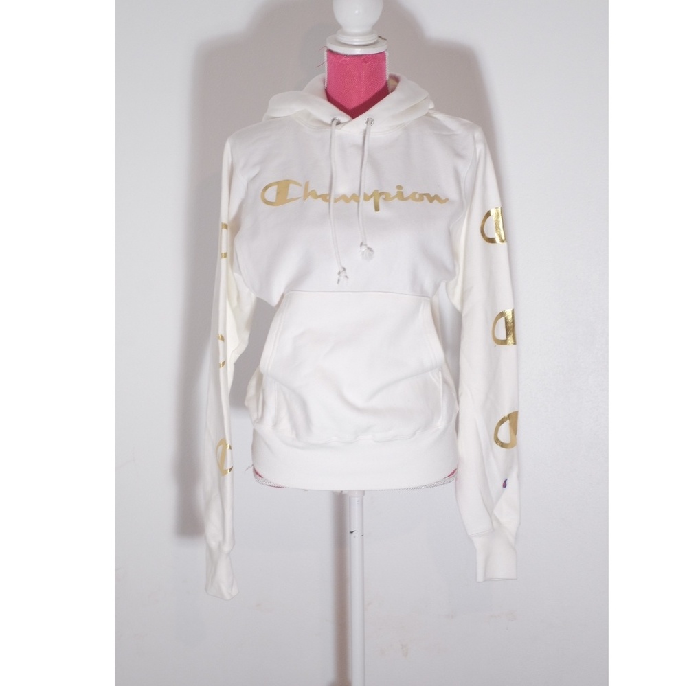 Champion Reverse Weave Script Hoodie XS